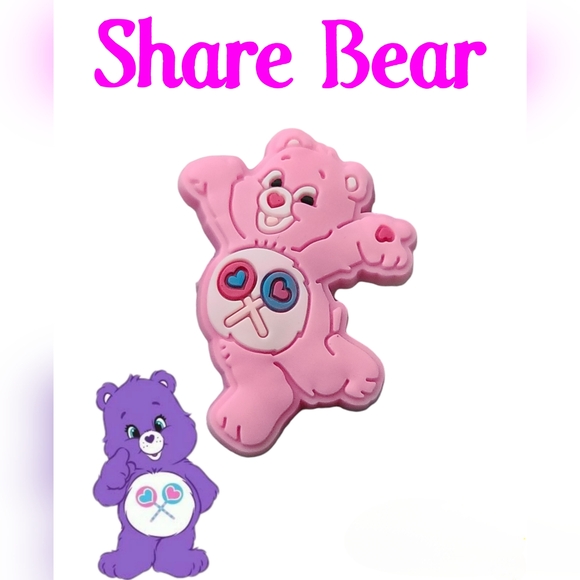 BOGO!! BUNDLE For Discount!!! Care Bear Croc Charm Share Bear - Picture 1 of 1